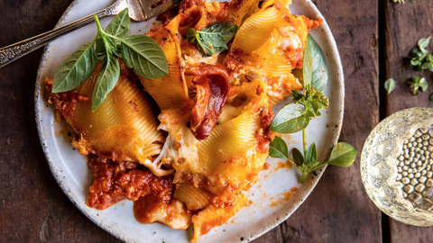 Butternut Squash and Cheese Stuffed Pasta Shells