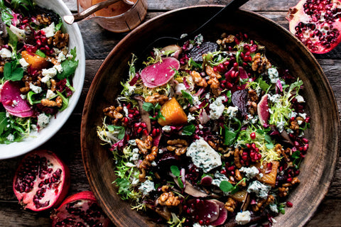 Lavender Balsamic and Pomegranate Salad