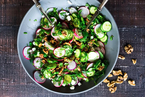 Lavender Balsamic and Walnut Salad