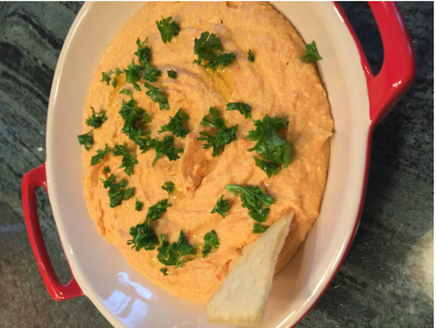 White Bean Hummus with Truffle Oil