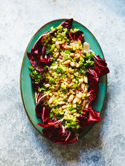 Cannellini Bean Salad with Meyer Lemon EVOO and Cucumber Balsamic