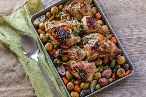 Sheet Pan Roasted Chicken & Vegetables