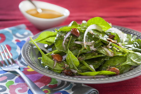 Spinach Salad with Blood Orange Vinaigrette