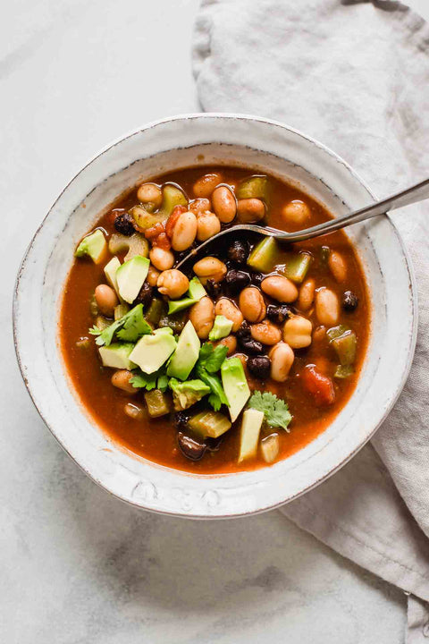 Vegan Chili with Bourbon Balsamic