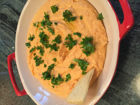 White Bean Hummus with Truffle Oil