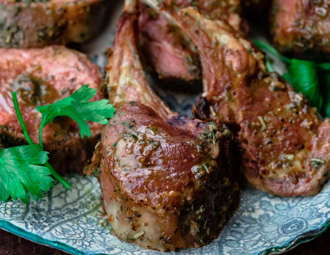 Roast Rack Of Lamb Recipe With Garlic And Herb Crust