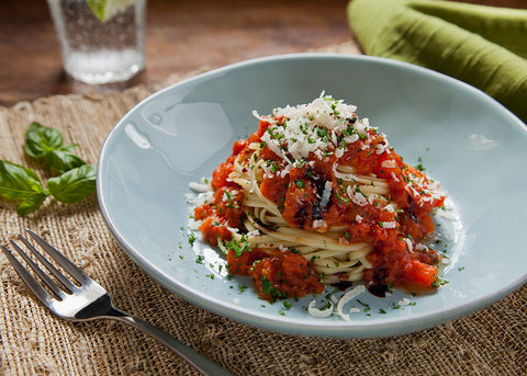 Pasta Pomodoro with Traditionale Balsamic