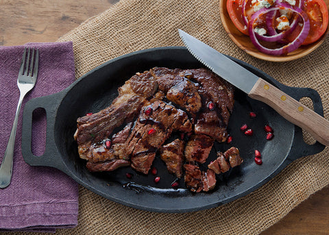 Ribeye Steak w/ Pomegranate Balsamic