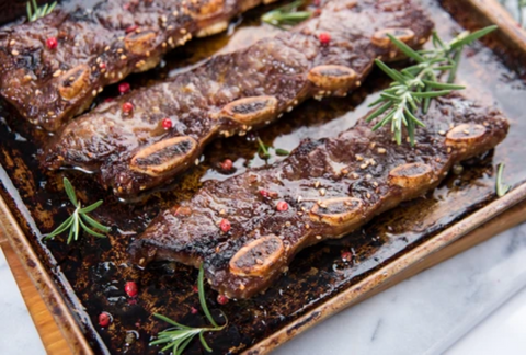 Elderberry-­Lime Beef Ribs