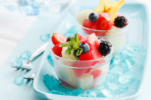 Strawberry-Watermelon-­Blueberry Salad