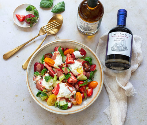 Strawberry Tomato Salad With Burrata